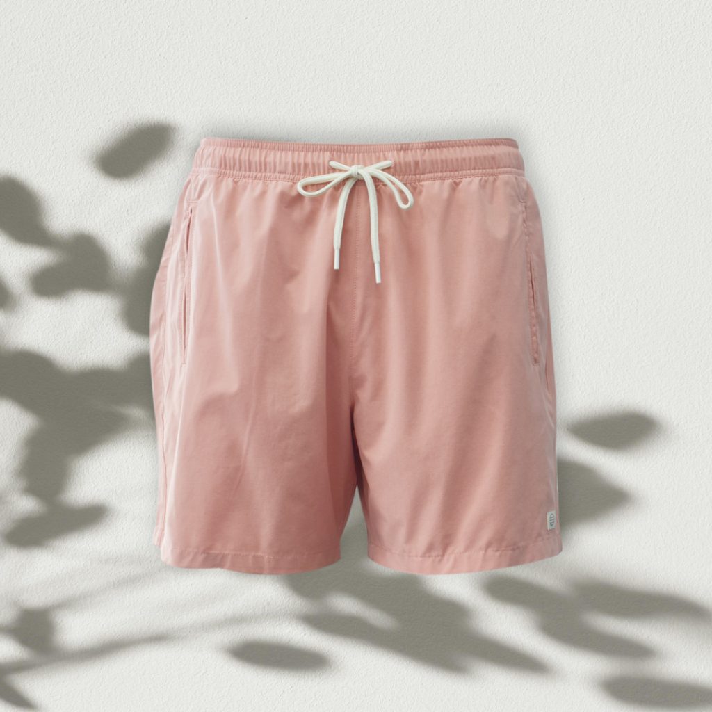 Volley trunks in pink colorway.
